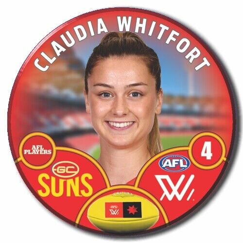 AFLW S8 Gold Coast Suns Football Club - WHITFORT, Claudia