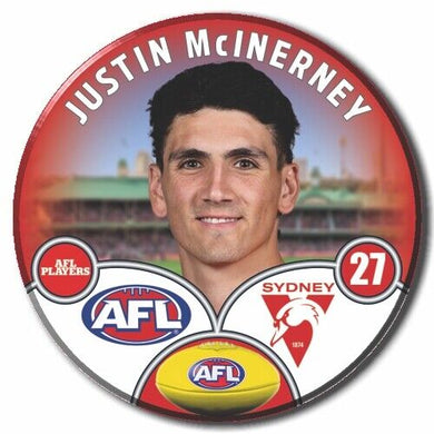 2024 AFL Sydney Swans Football Club - McINERNEY, Justin