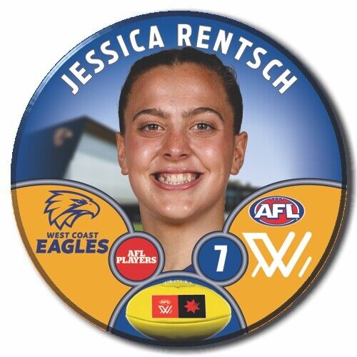 AFLW S9 West Coast Eagles Football Club - RENTSCH, Jessica
