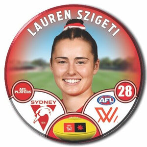 AFLW S8 Sydney Swans Football Club - SZIGETI, Lauren