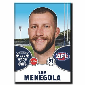 2021 AFL Geelong Player Magnet - MENEGOLA, Sam