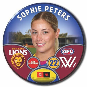 AFLW S9 Brisbane Lions Football Club - PETERS, Sophie