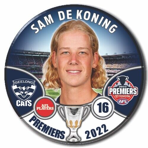 2022 AFL PREMIERS Geelong - DE KONING, Sam