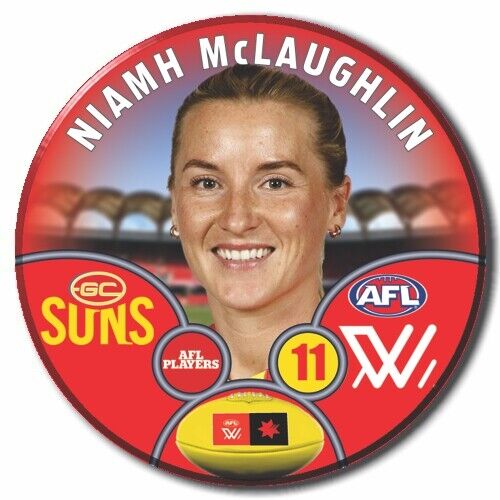AFLW S9 Gold Coast Suns Football Club - McLAUGHLIN, Niamh