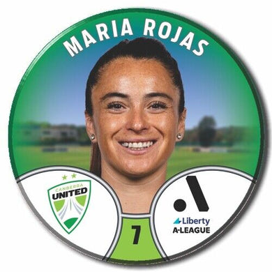 LIBERTY A-LEAGUE - CANBERRA UNITED - ROJAS, Maria