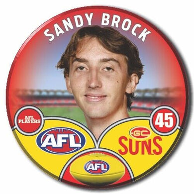 2024 AFL Gold Coast Suns Football Club - BROCK, Sandy