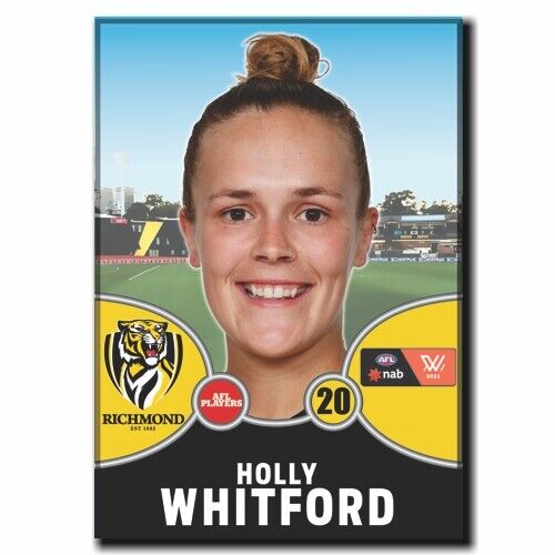 2021 AFLW Richmond Player Magnet - WHITFORD, Holly
