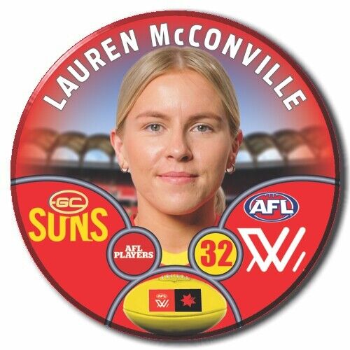 AFLW S9 Gold Coast Suns Football Club - McCONVILLE, Lauren