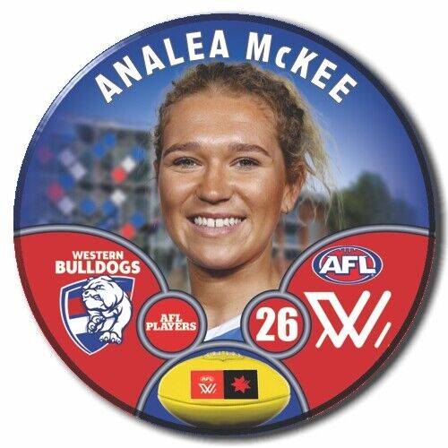 AFLW S9 Western Bulldogs Football Club - McKEE, Analea
