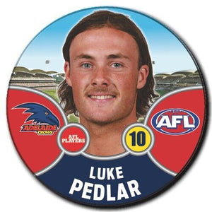 2021 AFL Adelaide Crows Player Badge - PEDLAR, Luke