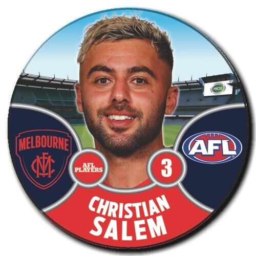 2021 AFL Melbourne Player Badge - SALEM, Christian