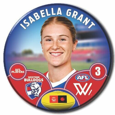 AFLW S8 Western Bulldogs Football Club - GRANT, Isabella