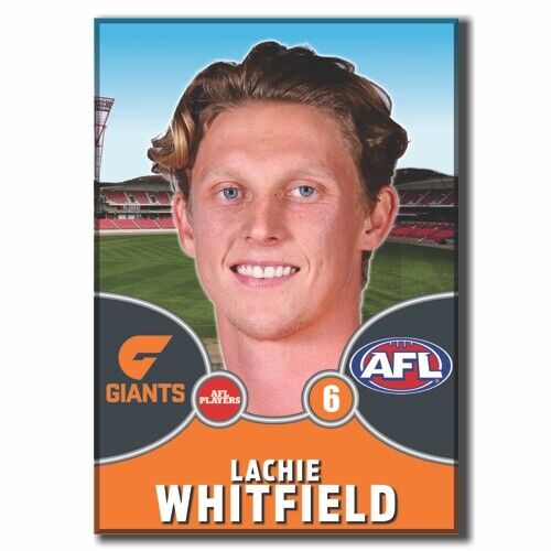 2021 AFL GWS Giants Player Magnet - WHITFIELD, Lachie