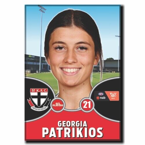 2021 AFLW St. Kilda Player Magnet - PATRIKIOS, Georgia