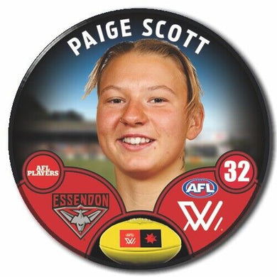 AFLW S8 Essendon Football Club - SCOTT, Paige