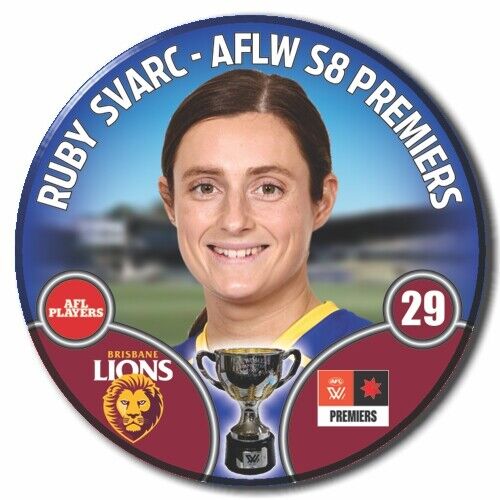 AFLW S8 PREMIERS - SVARC, Ruby