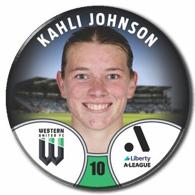 LIBERTY A-LEAGUE - WESTERN UNITED FC - JOHNSON, Kahli