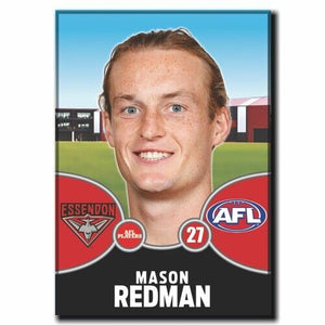 2021 AFL Essendon Bombers Player Magnet - REDMAN, Mason