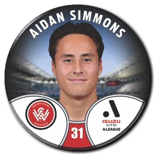 ISUZU UTE A-LEAGUE - WESTERN SYDNEY WANDERERS - SIMMONS, Aidan