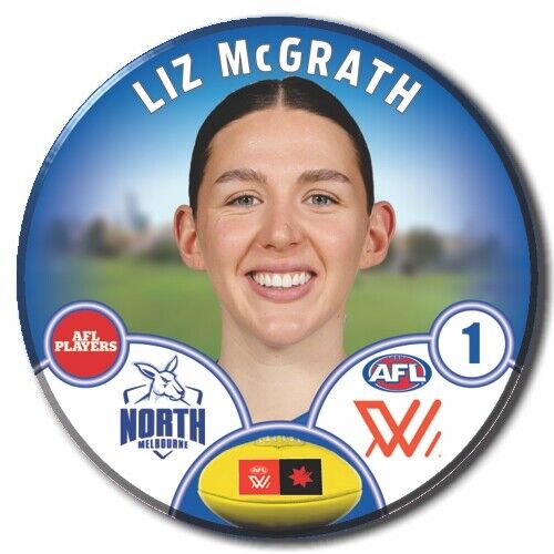 AFLW S8 North Melbourne Football Club -McGRATH, Liz