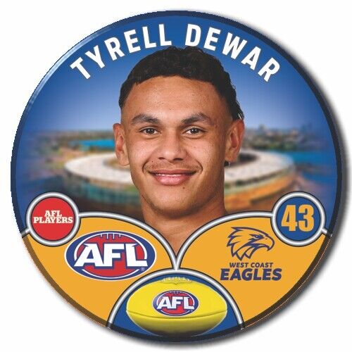 2024 AFL West Coast Eagles Football Club - DEWAR, Tyrell