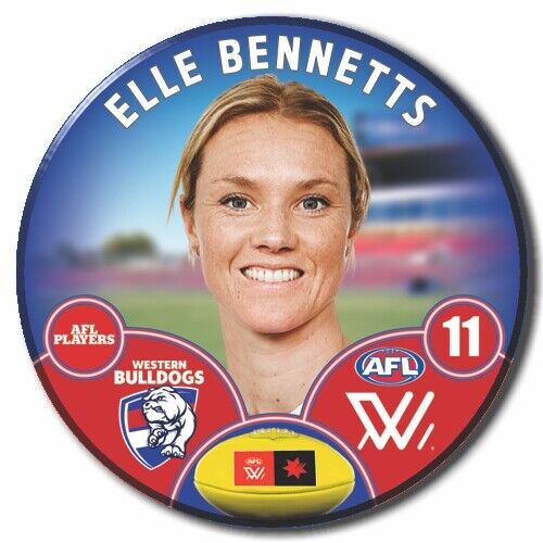 AFLW S8 Western Bulldogs Football Club - BENNETTS, Elle