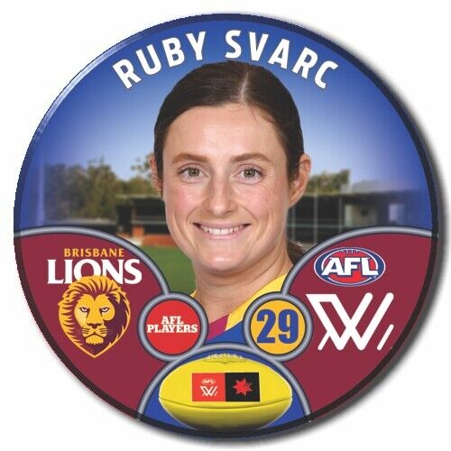 AFLW S9 Brisbane Lions Football Club - SVARC, Ruby