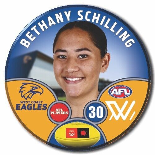 AFLW S9 West Coast Eagles Football Club - SCHILLING, Bethany