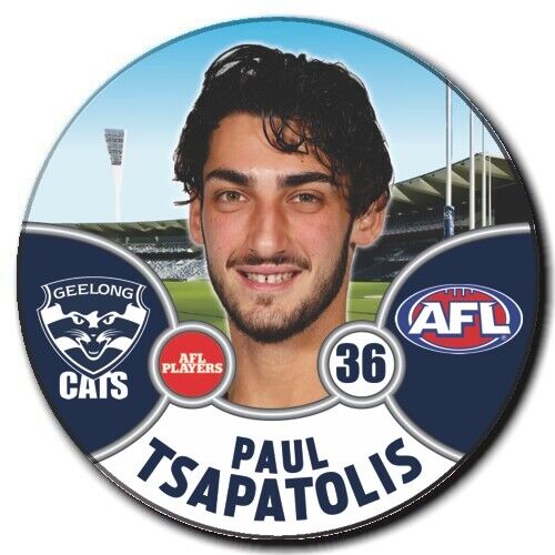 2021 AFL Geelong Player Badge - TSAPATOLIS, Paul