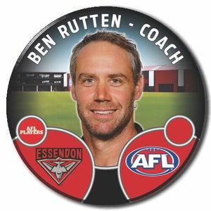 2022 AFL Essendon - RUTTEN, Ben - COACH