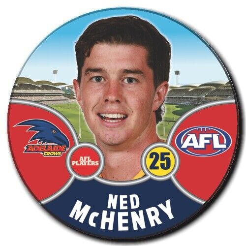 2021 AFL Adelaide Crows Player Badge - McHENRY, Ned