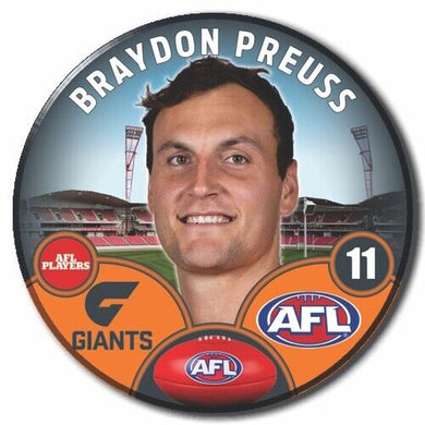 2023 AFL GWS Giants Football Club - PREUSS, Braydon