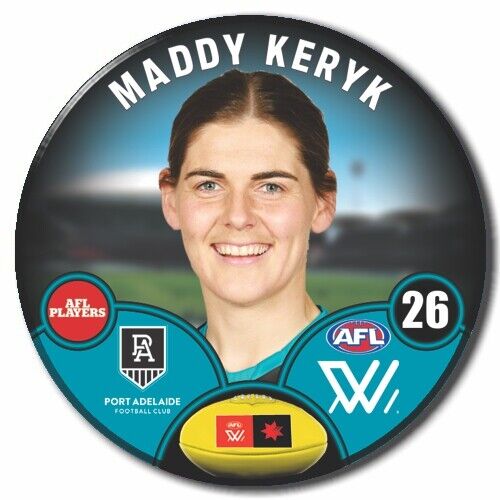 AFLW S8 Port Adelaide Football Club - KERYK, Maddy