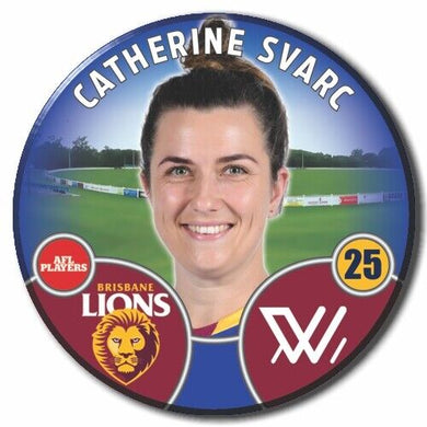 2022 AFLW Brisbane Player Badge - SVARC, Catherine