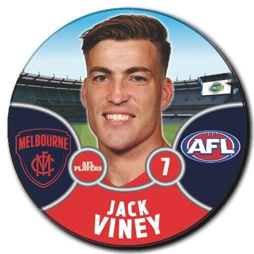 2021 AFL Melbourne Player Badge - VINEY, Jack