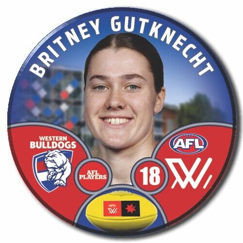AFLW S9 Western Bulldogs Football Club - GUTKNECHT, Britney