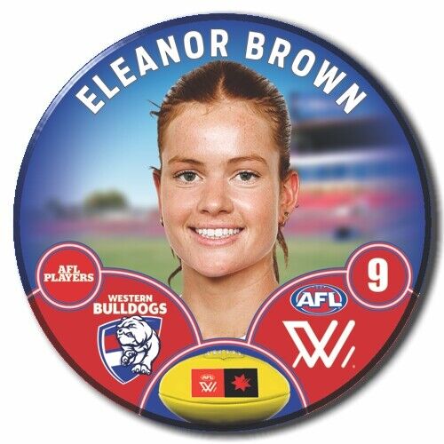 AFLW S8 Western Bulldogs Football Club - BROWN, Eleanor