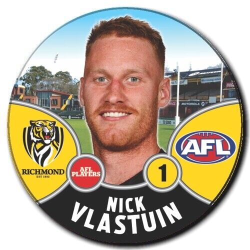 2021 AFL Richmond Player Badge - VLASTUIN, Nick