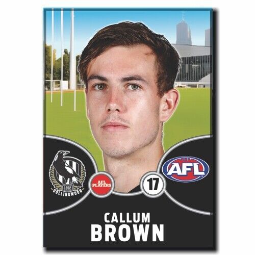 2021 AFL Collingwood Player Magnet - BROWN, Callum