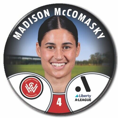 LIBERTY A-LEAGUE - WESTERN SYDNEY WANDERERS - McCOMASKY, Madison