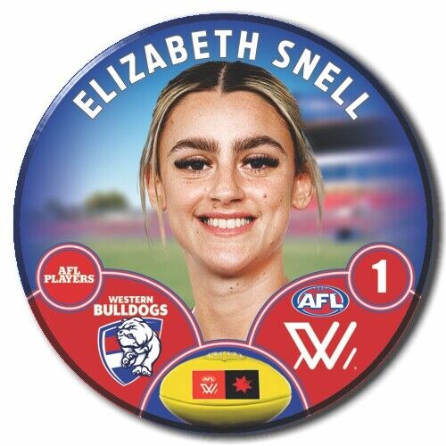 AFLW S8 Western Bulldogs Football Club - SNELL, Elizabeth