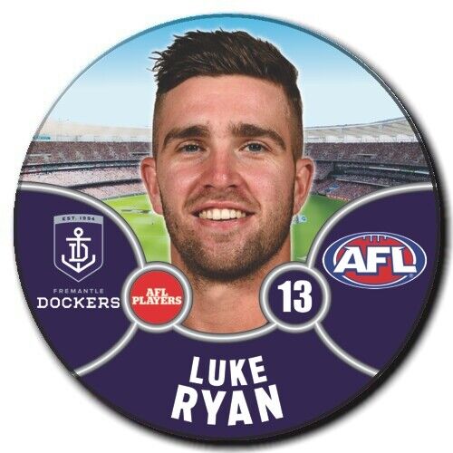 2021 AFL Fremantle Dockers Player Badge - RYAN, Luke