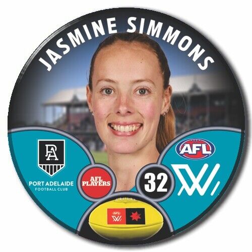 AFLW S9 Port Adelaide Football Club -SIMMONS, Jasmine