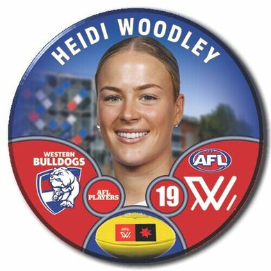 AFLW S9 Western Bulldogs Football Club - WOODLEY, Heidi