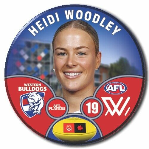 AFLW S9 Western Bulldogs Football Club - WOODLEY, Heidi