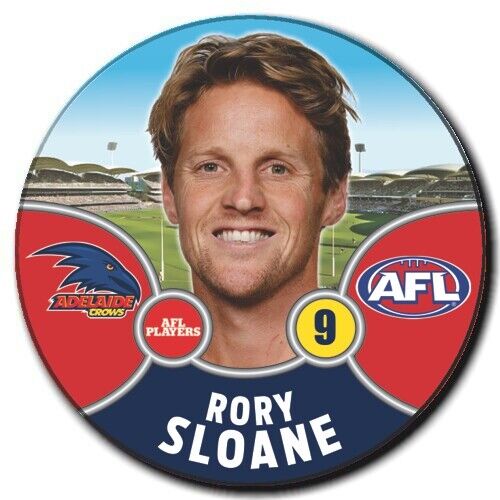 2021 AFL Adelaide Crows Player Badge - SLOANE, Rory