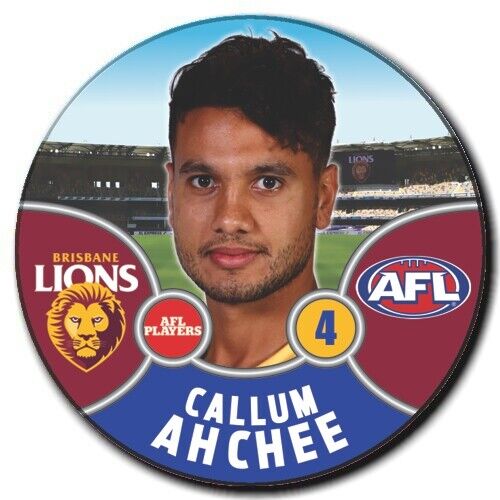 2021 AFL Brisbane Lions Player Badge - AH CHEE, Callum