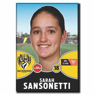 2021 AFLW Richmond Player Magnet - SANSONETTI, Sarah