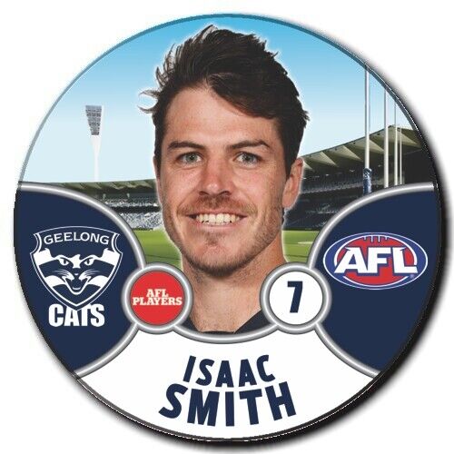 2021 AFL Geelong Player Badge - SMITH, Isaac