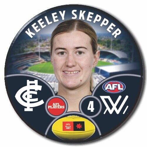 AFLW S9 Carlton Football Club - SKEPPER, Keeley